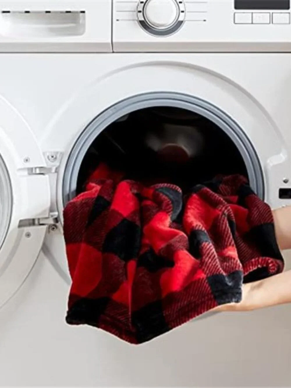 Buffalo Plaid Throw Blanket Fleece Soft Cozy Warm Lightweight Sofa Couch Bed